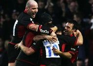 Glen Jackson celeb Saracens v Gloucester Glen Jackson celeb Saracens v Gloucester