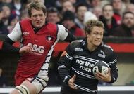 Jonny Wilkinson and James Forrester Jonny Wilkinson and James Forrester