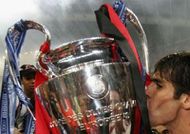 Kaka AC Milan Champions League trophy