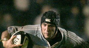 Juan Leguizamon on the charge for Argentina
