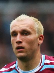 West Ham striker Dean Ashton