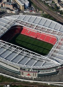Arsenal Emirates stadium view