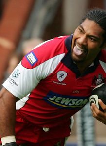 Leeds v Gloucester Lesley Vainikolo