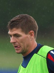 England training Steven Gerrard