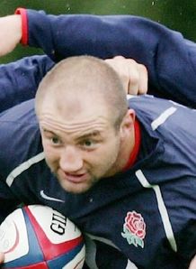 Steve Borthwick head down
