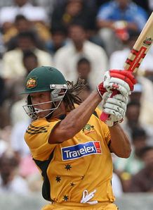 Symonds blows away India