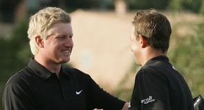 Little and Finch celebrate their success in Mallorca