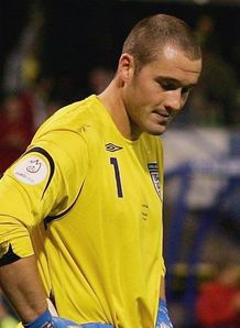 800 600 Paul Robinson stares at turf Croatia v England