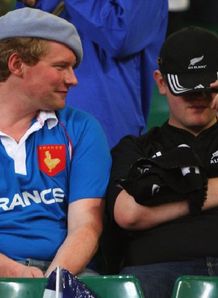 France New Zealand fans