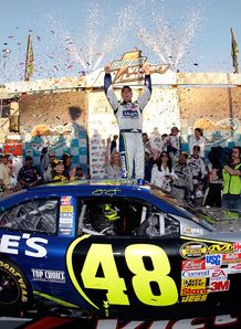Jimmie Johnson victory at Phoenix International Speedway