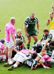 Leguizamon try v Treviso Leguizamon try v Treviso