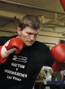Ricky Hatton training