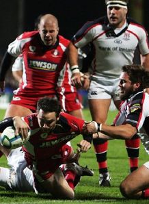 Ryan Lamb against Ulster in round one of the Heineken Cup Ryan Lamb against Ulster in round one of the Heineken Cup
