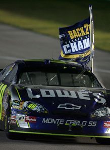 jimmie johnson NASCAR nextel cup champion homestead miami speedway 18/11/2007
