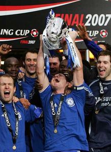 Feb Chelsea Carling Cup final Review 2007 Celebration