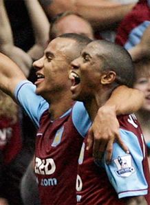 Ashley Young Gabriel Agbonlahor