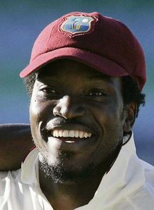 Chris Gayle West Indies v South Africa 1st Test Dec 07