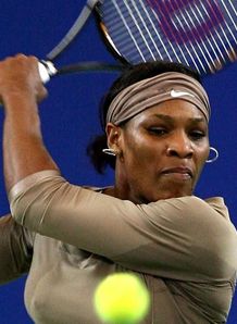 Serena back with a win