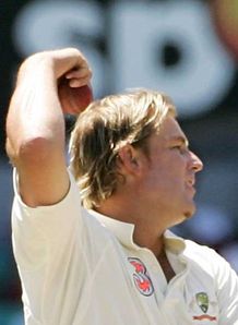 Shane Warne Australia v England Jan 07