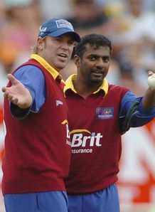 Shane Warne Muttiah Muralitharan 2005