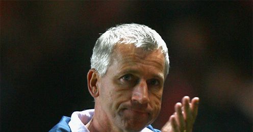 Pardew: aiming for an immediate Premier League return