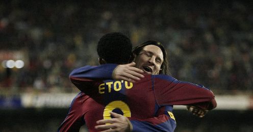 Eto'o: plays, but Messi is out