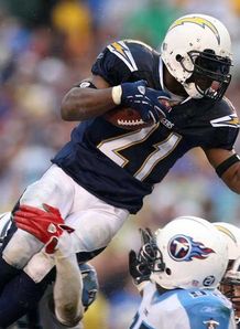 LaDainian Tomlinson San Diego - winning touchdown v Tennessee Titans
