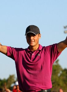 Martin Kaymer celebrates