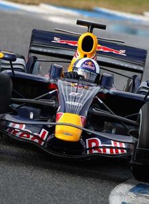 david coulthard red bull rb4 launch 16/1/2008