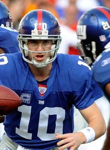 eli manning new york giants v tampa bay 6/1/2008