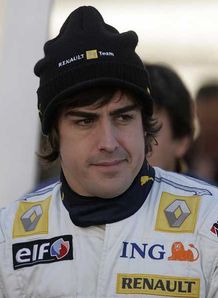 fernando alonso renault 22/1/2008