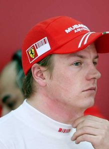 kimi raikkonen ferrari 22/1/2008