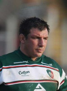 Julian White Leicester Tigers v Cardiff Blues EDF Energy Cup Nov 07