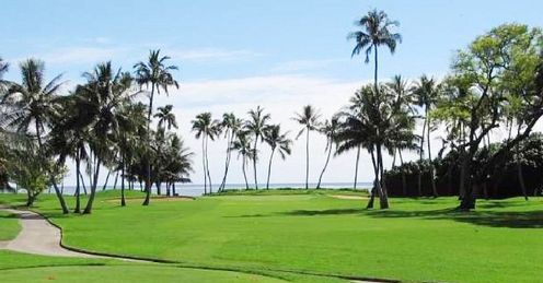 The 2nd hole at Waialae Country Club