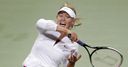 In the first semi-final Maria Sharapova was up against...