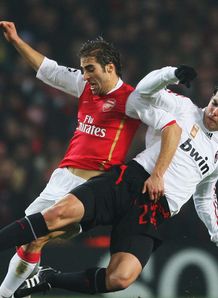 mathieu flamini kaka arsenal v ac milan