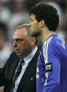 Avram Grant and Michael Ballack
