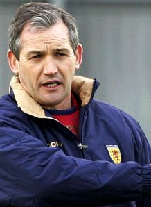 George Burley Scotland training