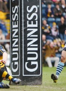 Dominici Waldouck try v Bristol Dominici Waldouck try v Bristol