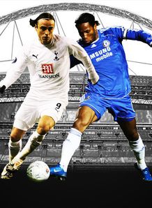 Football Carling Cup Final Chelsea Tottenham Berbatov Drogba