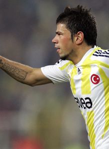 Football Champions League Fenerbahce Sevilla Mateja Kezman