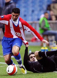 Football UEFA Cup Bolton Atletico Madrid Antonio Reyes