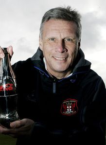 John Ward manager of the month Feb
