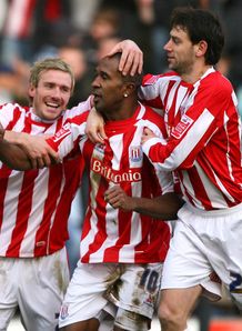 Ricardo Fuller Stoke v Cardiff celeb