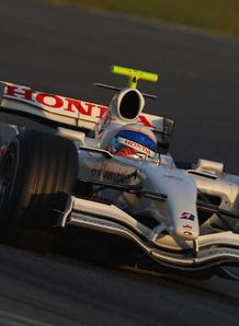 anthony davidson super aguri f1 test barcelona 13/11/2007