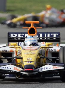 fernando alonso renault r28 27/2/2008