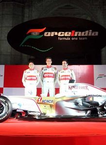 force india f1 launch mumbai 7/2/2008