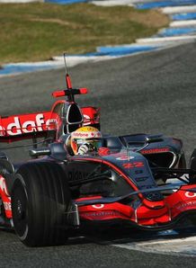 lewis hamilton mclaren-mercedes jerez f1 test 12/2/2008