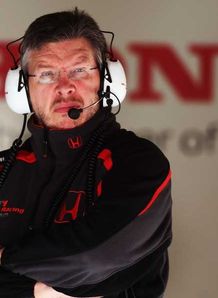 ross brawn honda f1 team principal barcelona test 3/2/2008