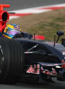 sebastien bourdais toro rosso f1 test barcelona 1/2/2008